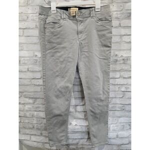 Democracy Jeans Womens Size 12 Gray Ab Technology Mid Rise Skinny Jeggings Pants